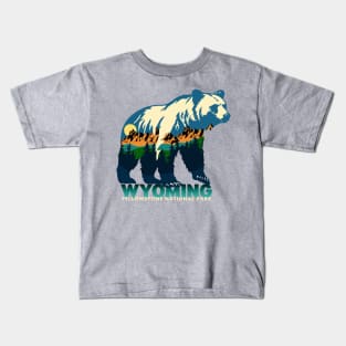 Yellowstone National Park - Bear Kids T-Shirt